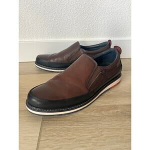 Pikolinos Burna Venetian Loafer Olmo Brown Leather‎ Shoes Men Sz EU 43 US 9.5/10